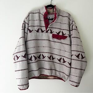 southern proper | duck call Sherpa lined pullover medium